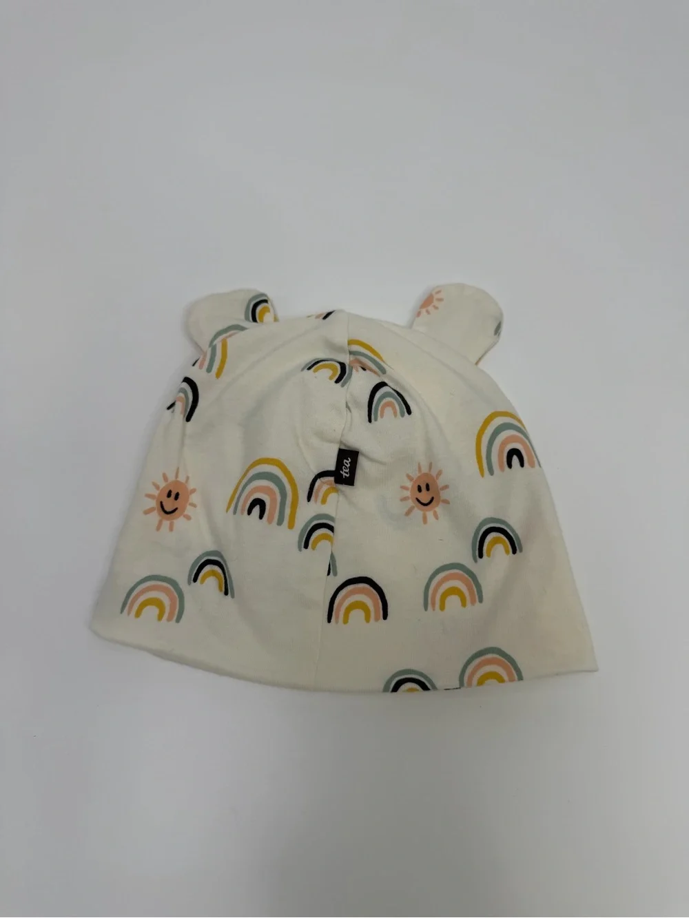 Tea Collection Baby Bear All Sunshine & Rainbows Hat Size 0-3 Months